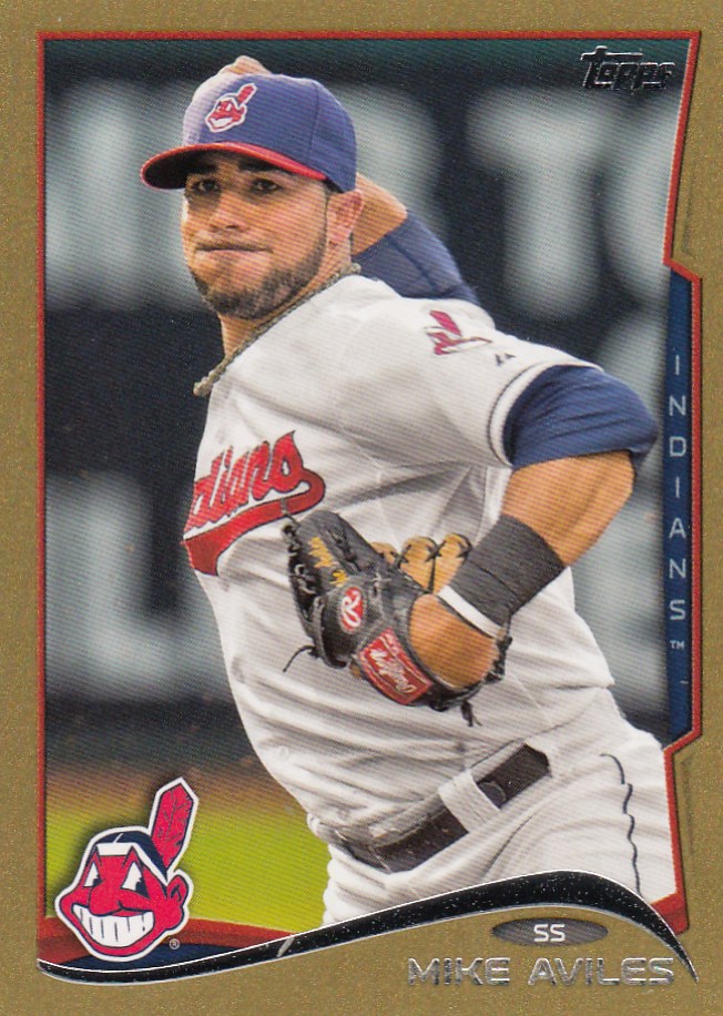 2014 Topps Mini GOLD PARALLEL Cleveland Indians #/63 Rookie/Stars You Pick - Picture 2 of 76