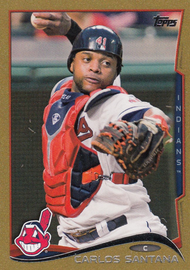 2014 Topps Mini GOLD PARALLEL Cleveland Indians #/63 Rookie/Stars You Pick - Picture 31 of 76