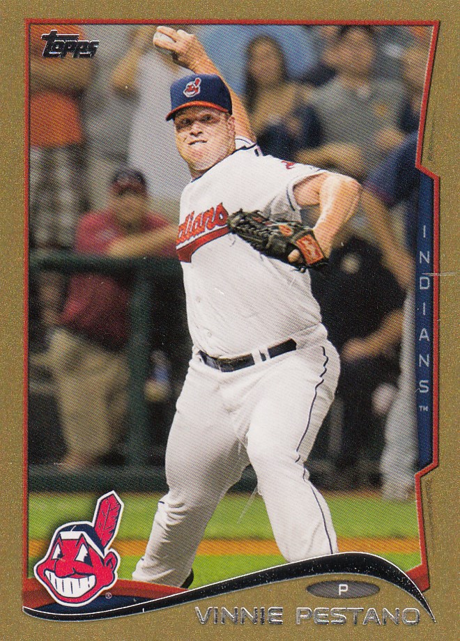 2014 Topps Mini GOLD PARALLEL Cleveland Indians #/63 Rookie/Stars You Pick - Picture 42 of 76