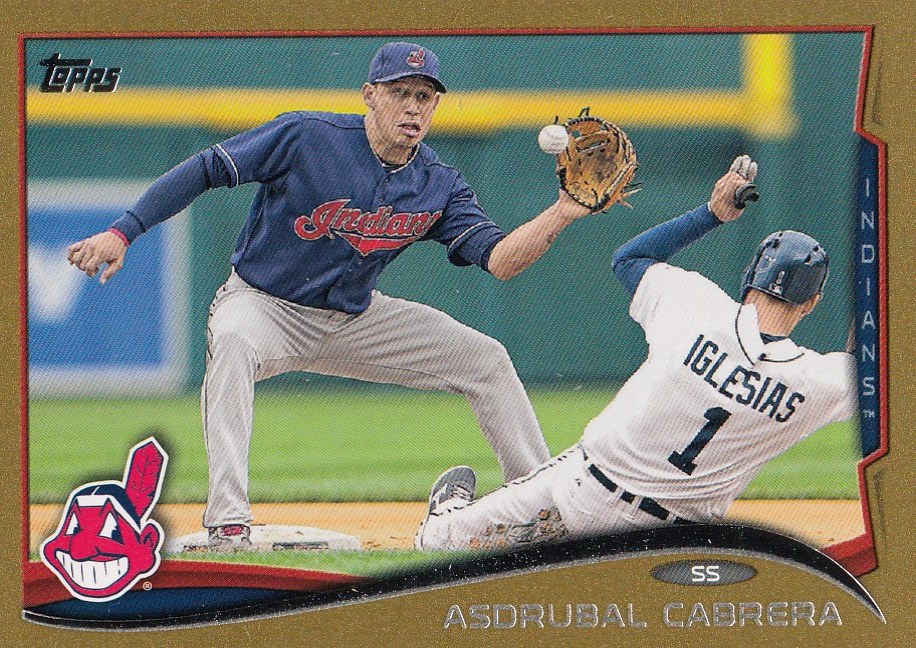 2014 Topps Mini GOLD PARALLEL Cleveland Indians #/63 Rookie/Stars You Pick - Picture 66 of 76