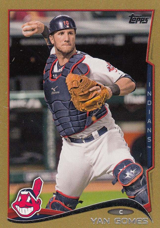 2014 Topps Mini GOLD PARALLEL Cleveland Indians #/63 Rookie/Stars You Pick - Picture 71 of 76