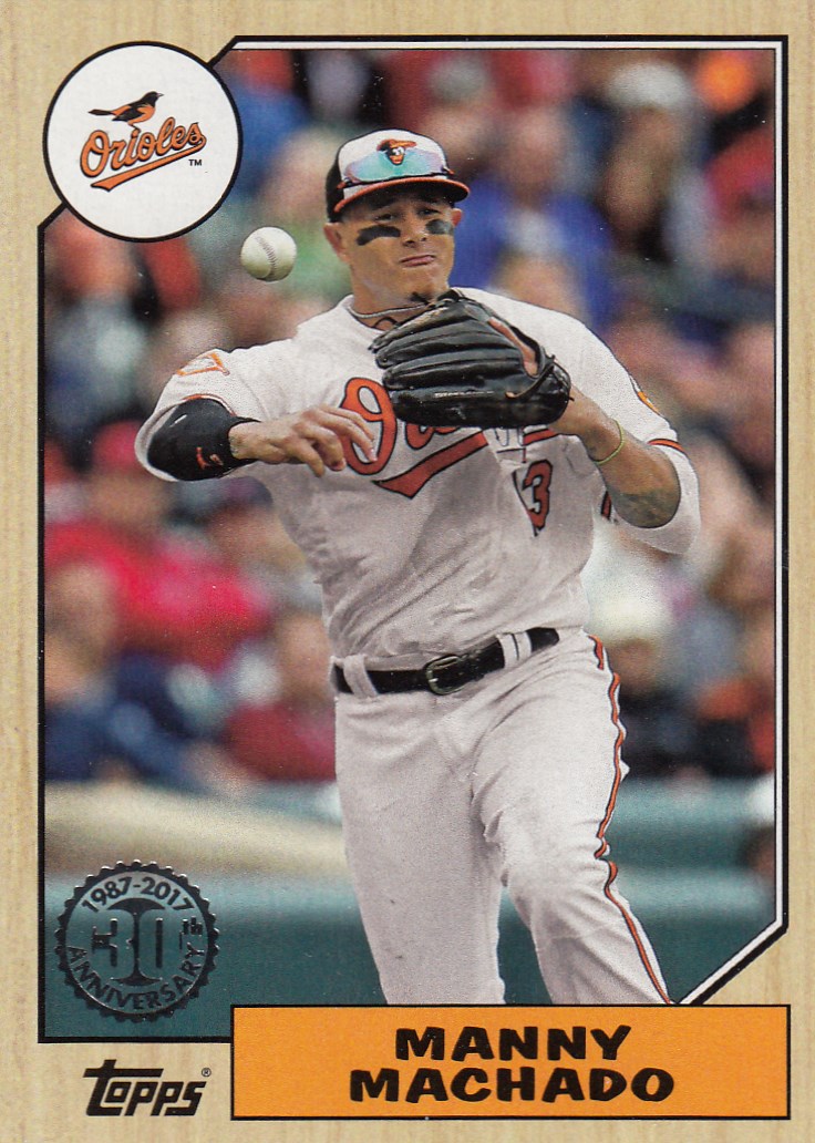 2017 Topps Update Baseball 1987 30th Anniversary Insert U Pick Your Player 