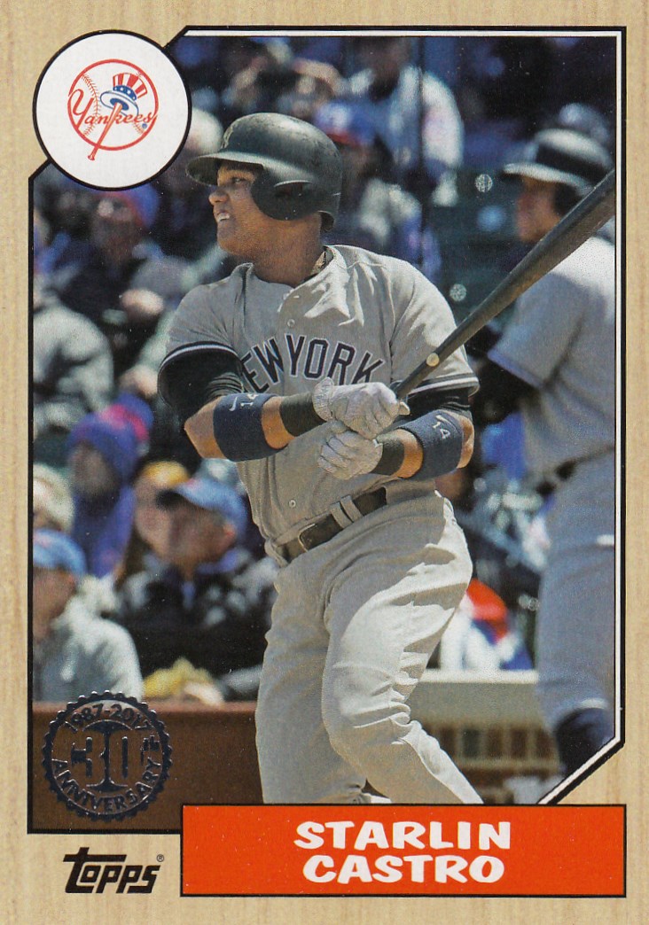 2017 Topps Update Baseball 1987 30th Anniversary Insert U Pick Your Player 